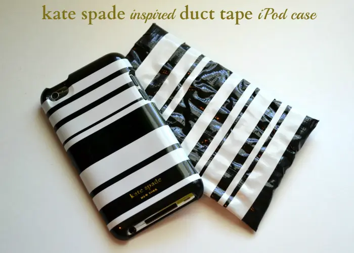 Kate Spade inspired Duct Tape iPod Case