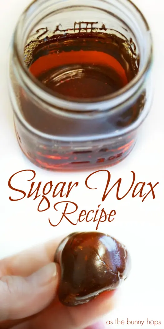 Homemade Sugar Wax Recipe - As The Bunny Hops®
