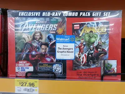 Walmart, Avengers, App, Pizza, Shopping, BluRay, DVD, Movie Night