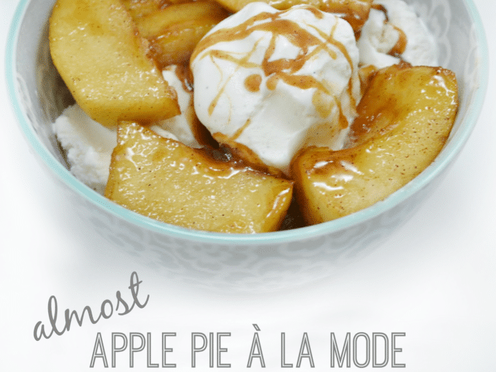 Almost Apple Pie A La Mode