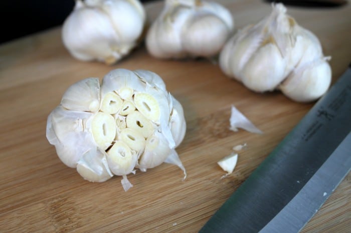 Cut Garlic Head #STAROliveOil #shop #cbias