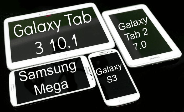 Samsung Size Comparison