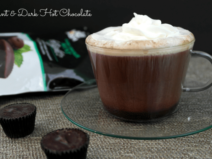 mint and dark hot chocolate #HappyAllTheWay #shop #cbias