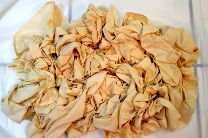 Cotton Fabric Crinkle Tie Dye