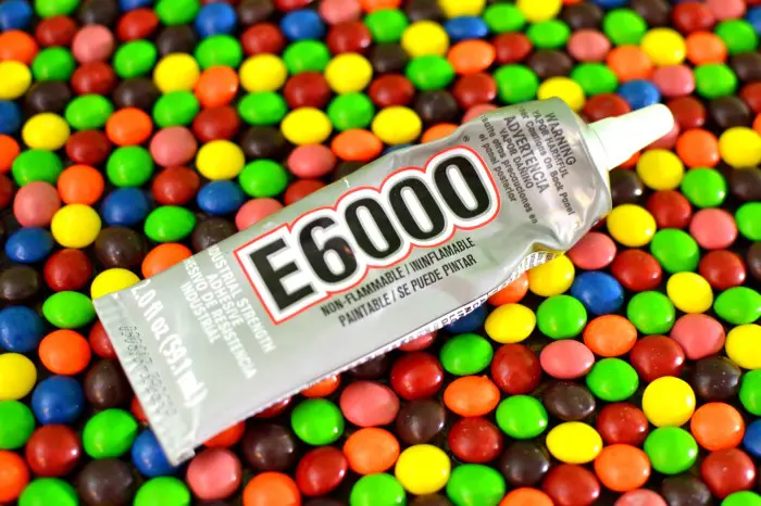 E6000 to glue Skittles #VIPFruitFlavors #collectivebias #shop