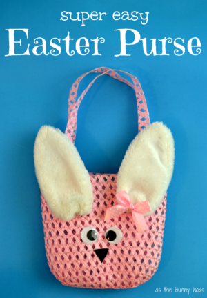 Super Easy Easter Purse Tutorial with Target Dollar Spot supplies!