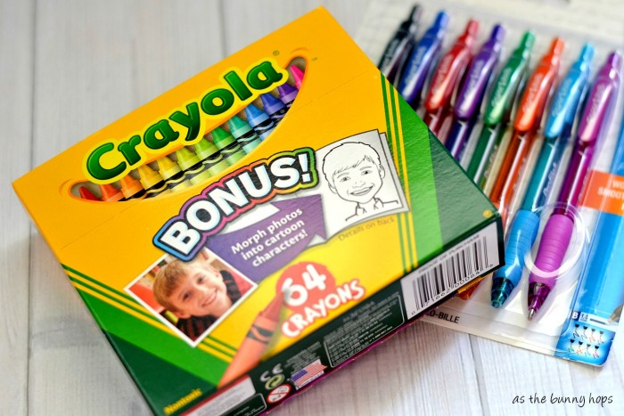 Stock up on crayons, gel pens, highlighters and colored pencils to use during crafting when it's back to school season. #SavingsCatcher