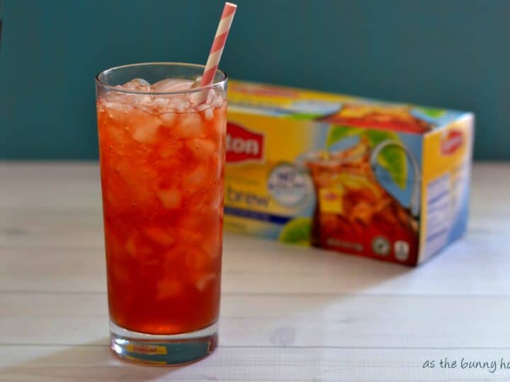 Make easy raspberry iced tea in five minutes!