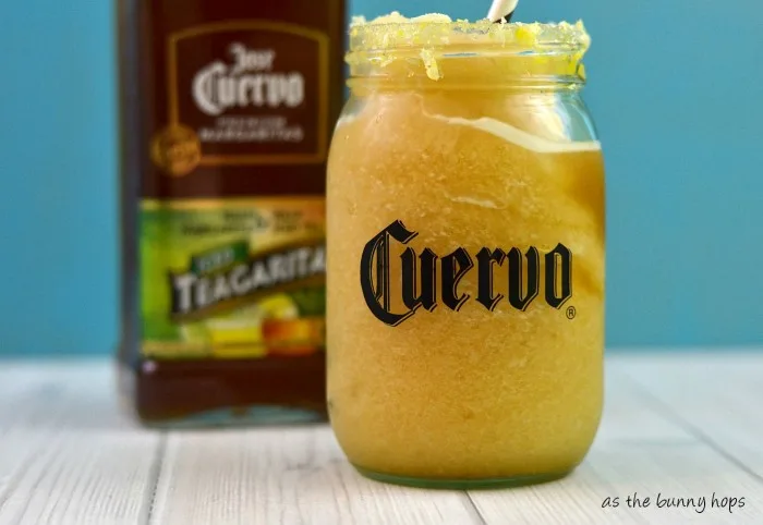 Easy and fun lemon drop Teagarita recipe! #CuervoTeagarita 