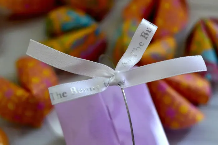 Make paper fortune cookies to use as business cards and stand out from the crowd!