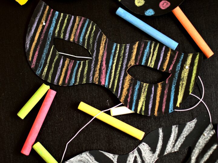 It's easy to make DIY chalkboard masks with inexpensive supplies and your Silhouette!