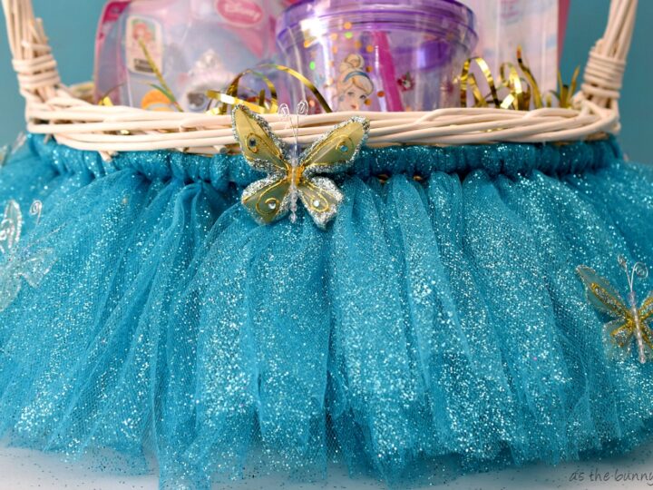 Make a fun Easter basket inspired by Cinderella's ball gown! #DisneyEaster #ad