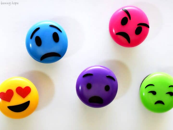 Easy to make fun emoji magnets inspired by Inside Out! Includes Silhouette cut file!