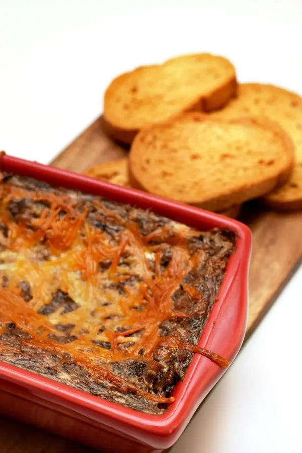Easy and delicious cream mushroom spread is the perfect comfort food.