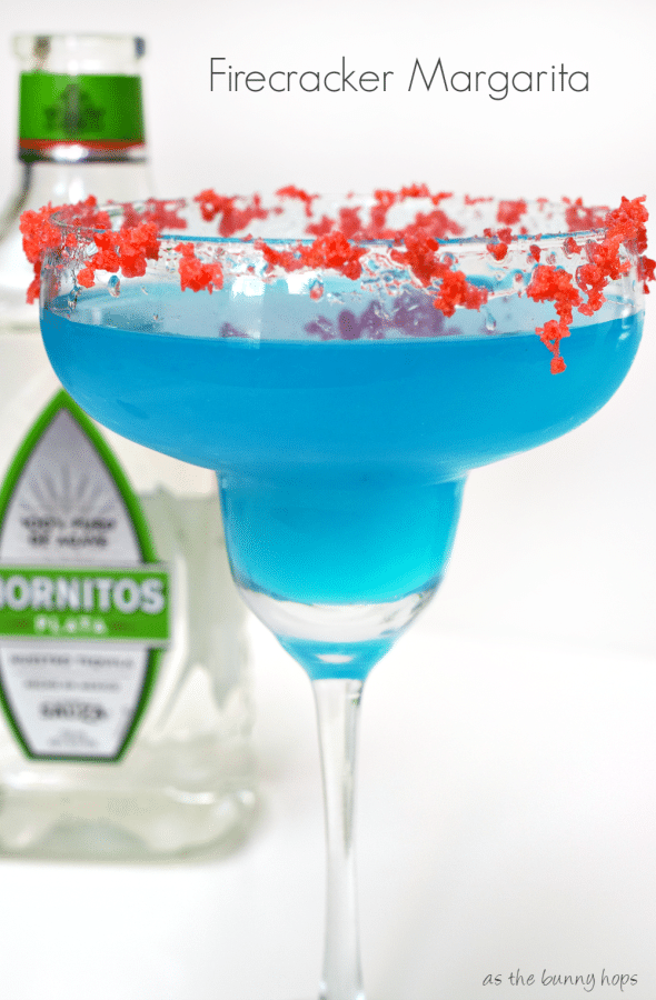 Every holiday needs a signature cocktail. I humbly propose the super fun and super delicious Firecracker Margarita for the 4th of July. 