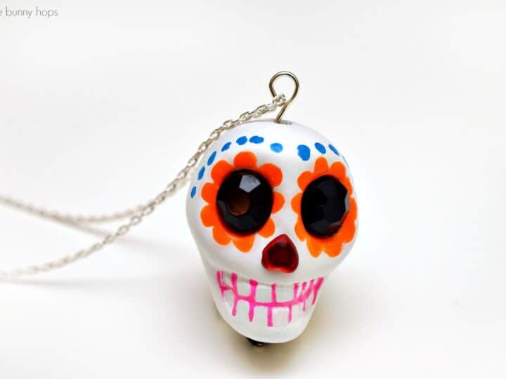 Make a sugar skull pendant inspired by Disney-Pixar's Coco!