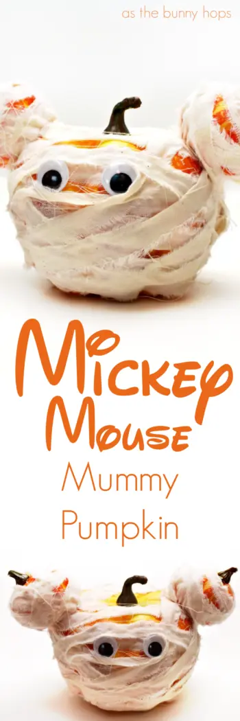 Mickey Mouse Mummy Pumpkin