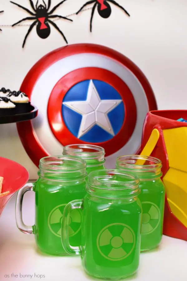 Plan a fun Avengers Halloween Party with Halloween costume supplies and a little DIY!