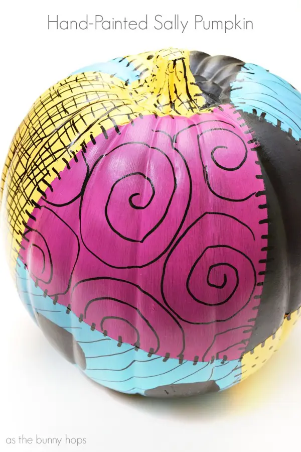 Hand-Painted Sally Pumpkin
