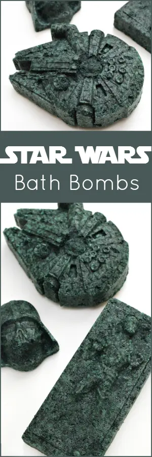 The Force can be with you-even in your bath-with these easy to make Star Wars bath bombs!