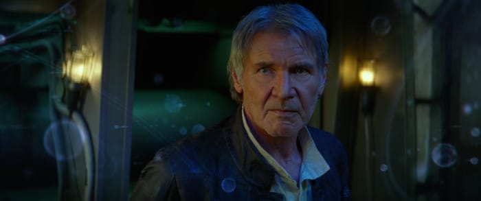 Star Wars: The Force Awakens..Han Solo (Harrison Ford)..Ph: Film Frame..? 2014 Lucasfilm Ltd. & TM. All Right Reserved..