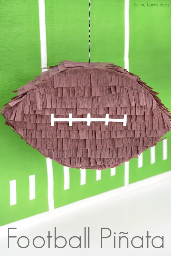 Make an easy football piñata-perfect for the big game!