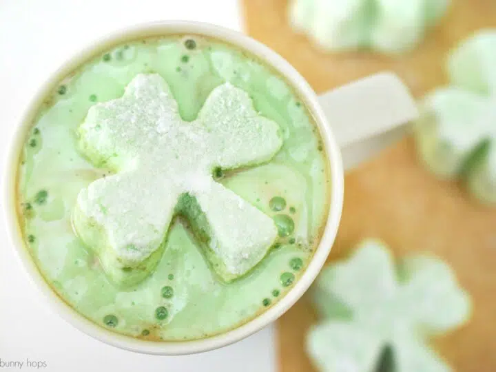 Ready for St. Patrick's Day? Celebrate with minty shamrock marshmallows!