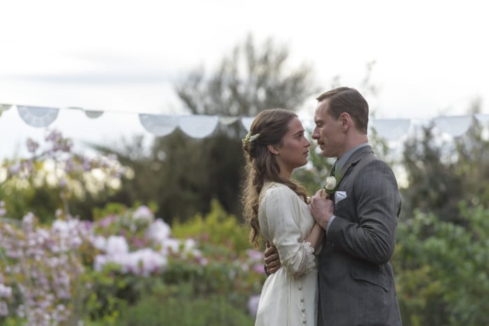 Michael Fassbender stars as Tom Sherbourne and Alicia Vikander as his wife Isabel in DreamWorks Pictures poignant drama THE LIGHT BETWEEN OCEANS, written and directed by Derek Cianfrance based on the acclaimed novel by M.L. Stedman.