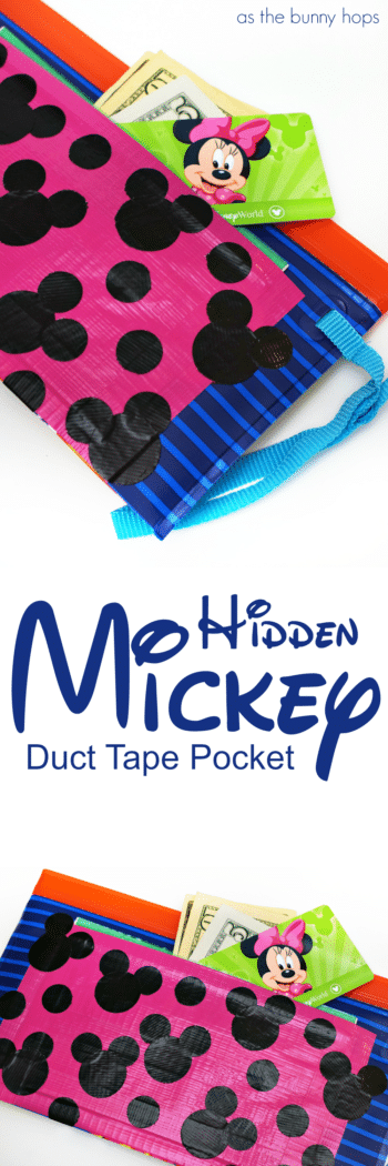 Hidden Mickey Duct Tape Pocket