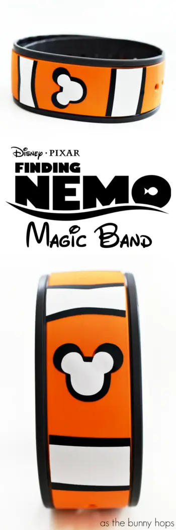 Just keep swimming along at Walt Disney World with an adorable DIY Finding Nemo Magic Band! 