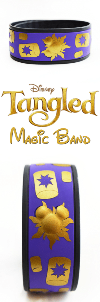 Grab your Silhouette and some gold vinyl to create a fun Tangled Magic Band! 