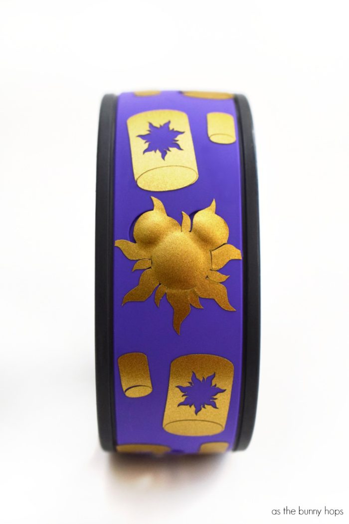 Grab your Silhouette and some gold vinyl to create a fun Tangled Magic Band! 