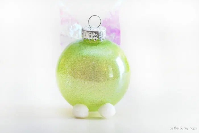Enjoy some pixie-dusted fun when you make your own DIY Tinker Bell-inspired Christmas ornament! 