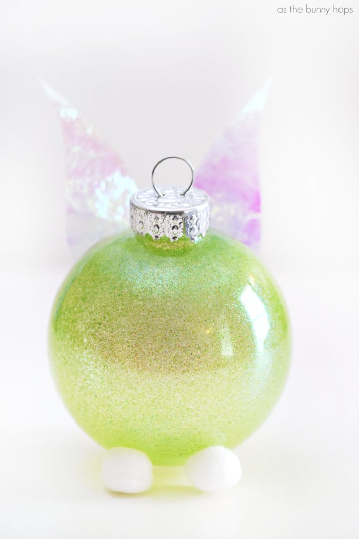 Enjoy some pixie-dusted fun when you make your own DIY Tinker Bell-inspired Christmas ornament! 