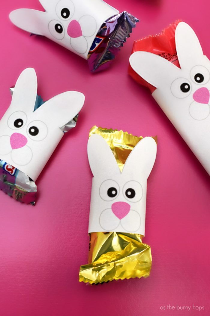 Bunny up your Easter treats with this printable Easter Bunny Candy Wrapper! 