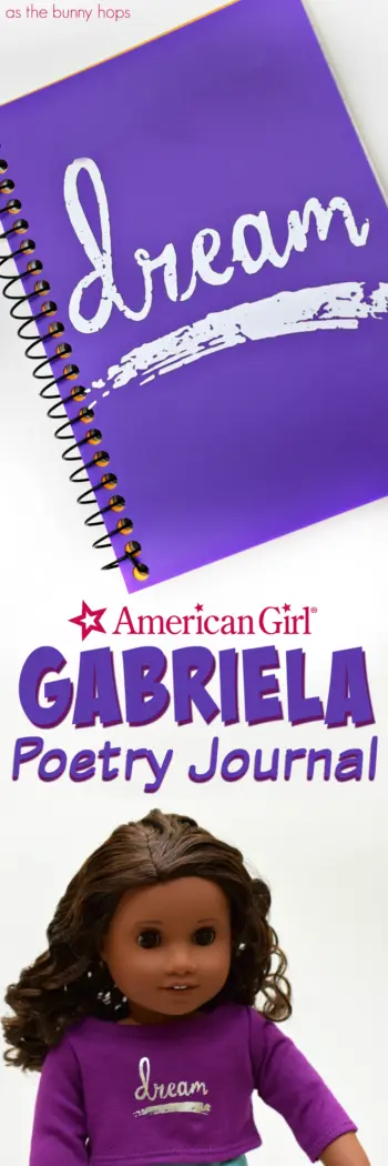 Share your dreams in this poetry journal inspired by American Girl's Girl of the Year, Gabriela McBride! 