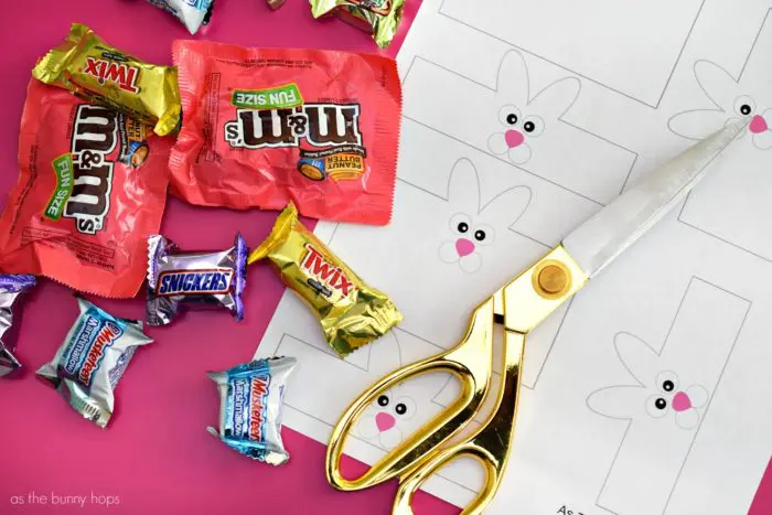Bunny up your Easter treats with this printable Easter Bunny Candy Wrapper! 