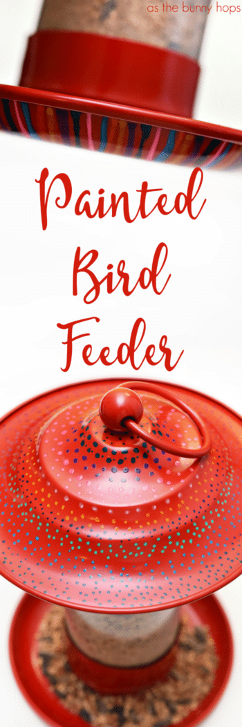 Celebrate the outdoors with your family with a fun and kid-friendly painted bird feeder craft! 