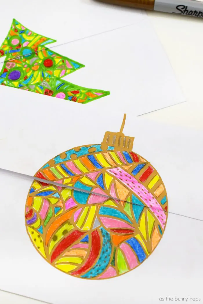 Channel your inner artist this Christmas with these easy and fun to make coloring page envelopes! 