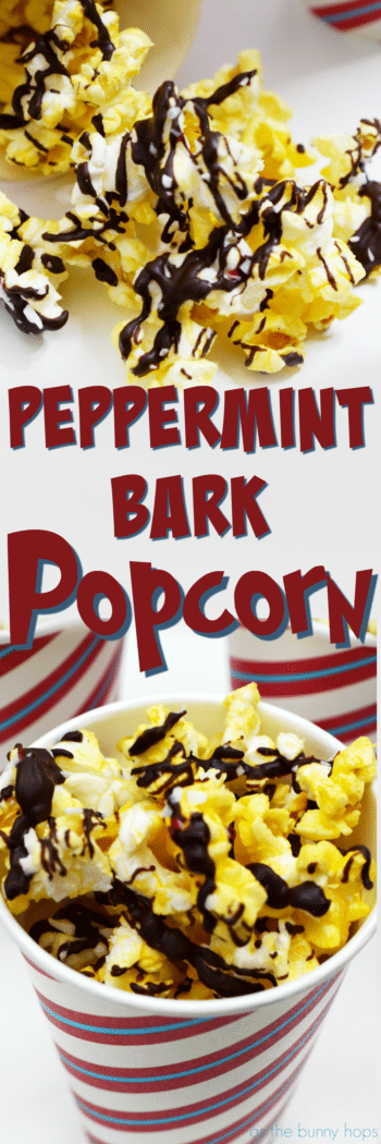 Ready to binge on your favorite holiday movies? Nothing goes better with Christmas classics than a batch of peppermint bark popcorn! 