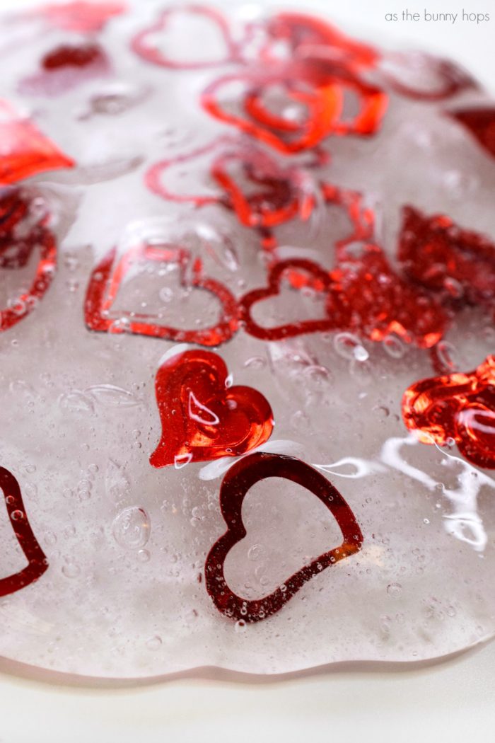 Why have one version of Valentine Slime when you can just as easily make two! Easy slime idea perfect for your Valentine's Day celebration!