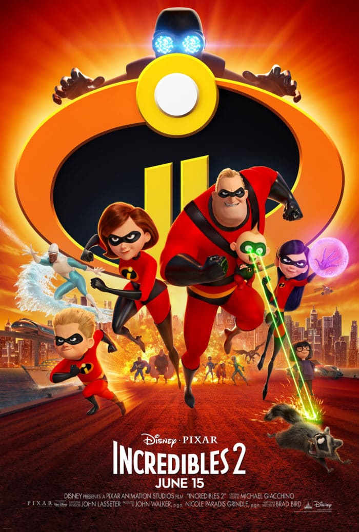 Disney Pixar's Incredibles 2 Poster