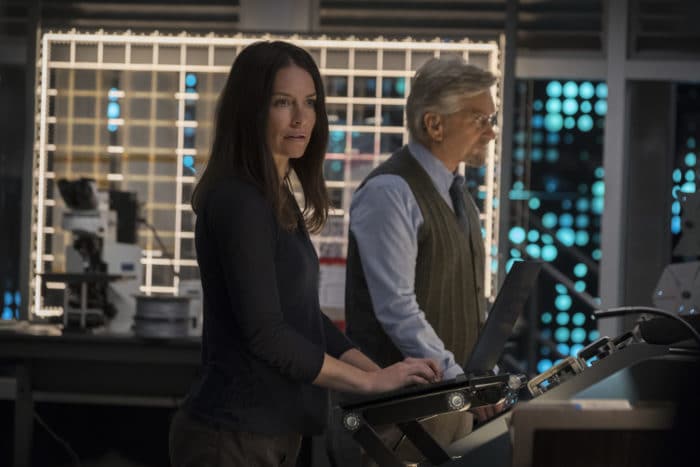 Hope van Dyne and Hank Pym in lab. Ant-Man and the Wasp flies into theaters on July 6th. What should you know before you head to the movies? 