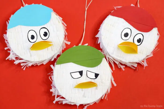 Celebrate the adventures of Huey, Dewey and Louie with these easy to make DuckTales Piñatas. 