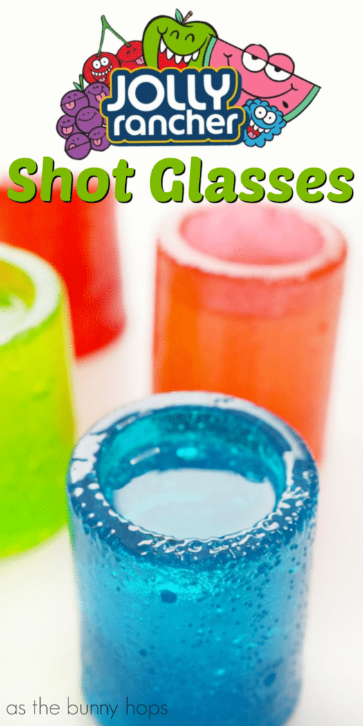 It's easier than you might think to make your own Jolly Rancher shot glasses! Get all of the DIY details for this fun drinking glass over at As The Bunny Hops! 