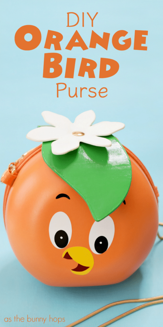 Celebrate Walt Disney World's Sunshine Terrace mascot with your own DIY Orange Bird purse! Get the instructions for this Disney craft at As The Bunny Hops! 