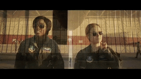 Captain Marvel Trailer GIF Maria Rambeau and Carol Danvers