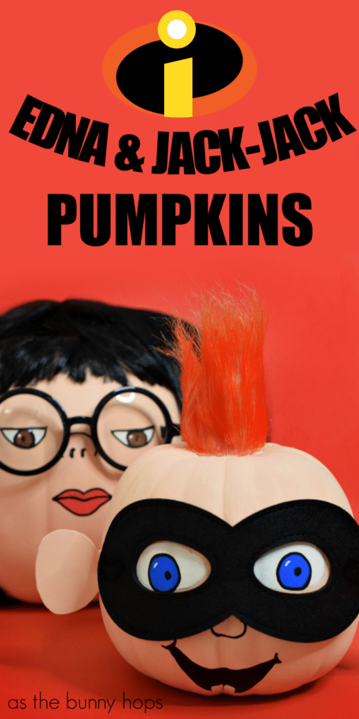 Make your Halloween "Increidble" when create your own Edna Mode and Jack-Jack pumpkins! Get the details for this easy DIY and tons of Disney Halloween inspiration at As The Bunny Hops! 