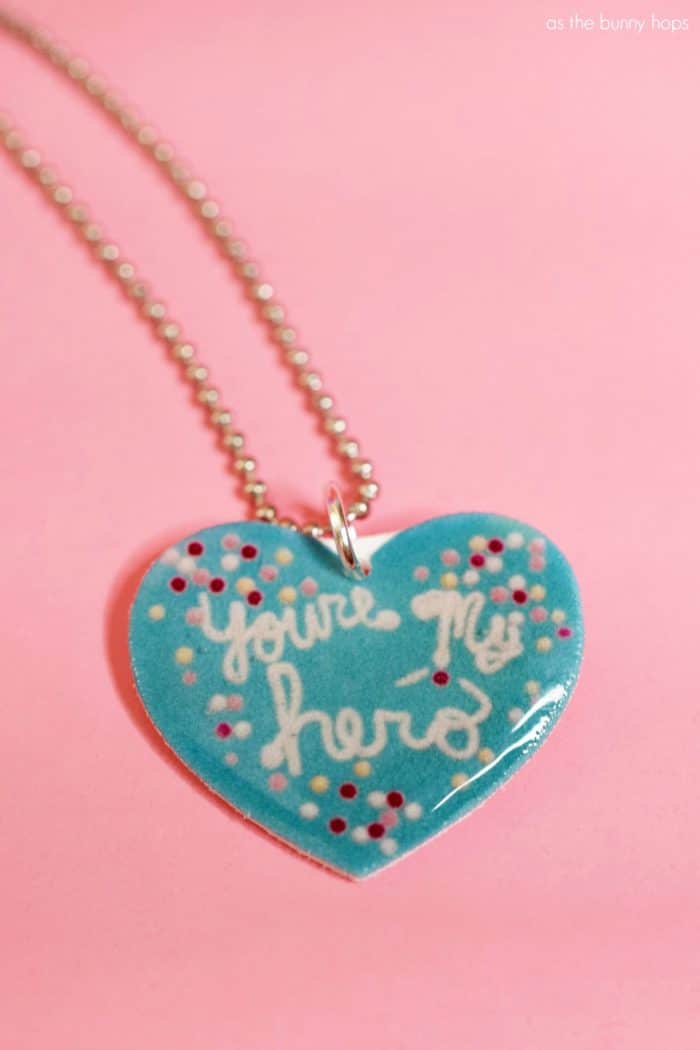 Need a gift for your best friend? These Ralph Breaks The Internet-inspired "You're My Hero" shrink plastic charms are perfect! 