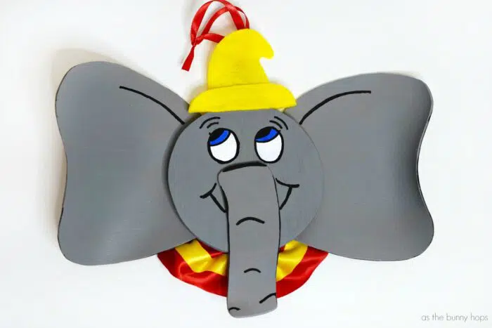Grab your magic feather and get ready to fly when you make a DIY Dumbo Christmas Ornament for your tree this holiday season! 
